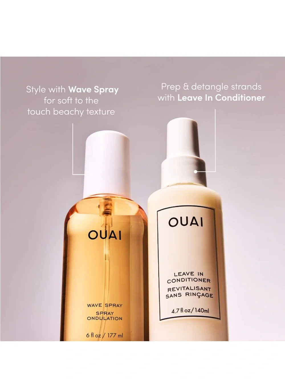 OUAI Texturizing Wave Spray 6oz